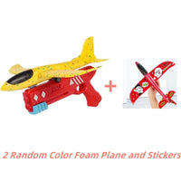 SkyGlider: One-Click Foam Airplane Toy with Large Throwing Plane - Perfect Gift for Adventurous Kids! - The Little Big Store