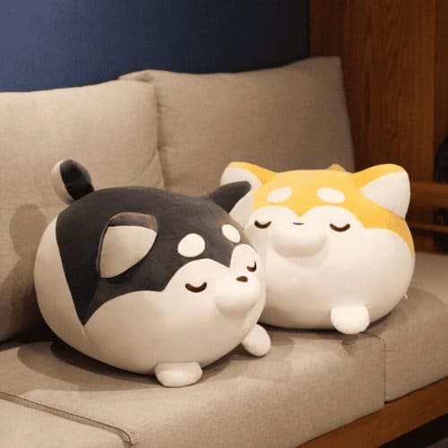 Dreamy Shiba Snuggles™: Cute Sleepy Shiba Inu Doll - The Little Big Store