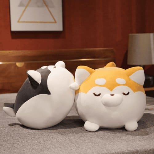 Dreamy Shiba Snuggles™: Cute Sleepy Shiba Inu Doll - The Little Big Store