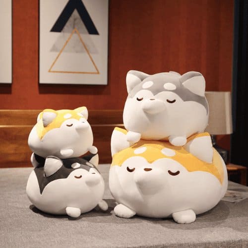Dreamy Shiba Snuggles™: Cute Sleepy Shiba Inu Doll - The Little Big Store