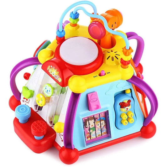 Enhance Early Learning with Our IQ Toys Activity Cube Toy for Babies - Music, Games, and Skill-Building Fun! - The Little Big Store