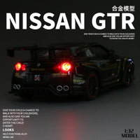 Experience Precision Performance: NISSAN GTR Car Metal Toy - The Little Big Store