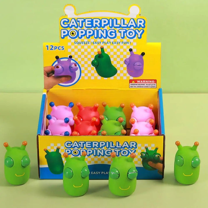 Eye-Popping Fun™: Hilarious Eyeball Burst Squeeze Toy for All Ages! 👀🐛🐼 - The Little Big Store