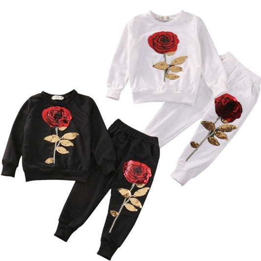 Fashion Girls Rose Flower Outfit for your little Prince - The Little Big Store