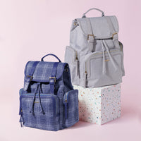 Fashion Tweed Baby Diaper Bag Backpack - The Little Big Store