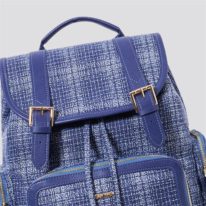 Fashion Tweed Baby Diaper Bag Backpack - The Little Big Store