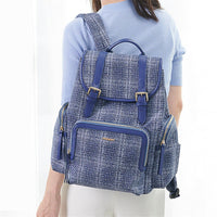 Fashion Tweed Baby Diaper Bag Backpack - The Little Big Store