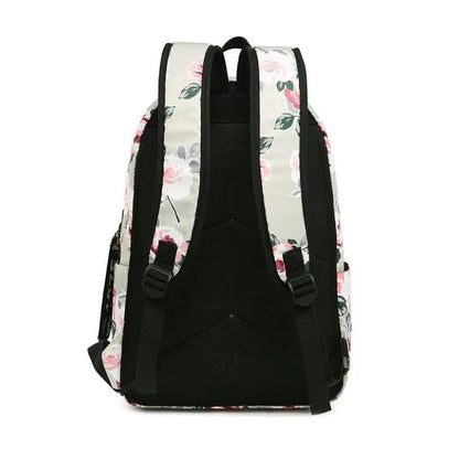 Midnight Blossoms: Chic Black Schoolbag for Girls! - The Little Big Store