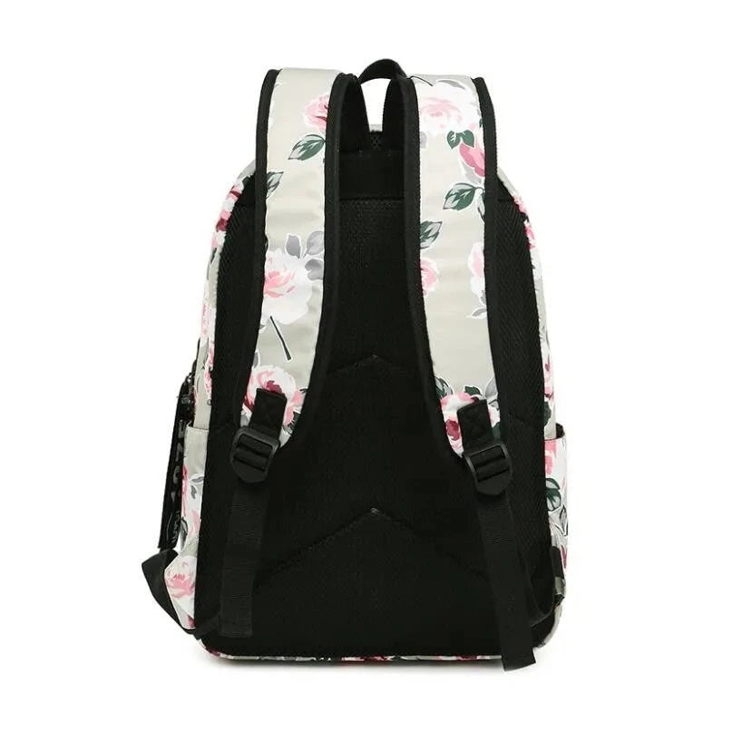 Midnight Blossoms: Chic Black Schoolbag for Girls! - The Little Big Store