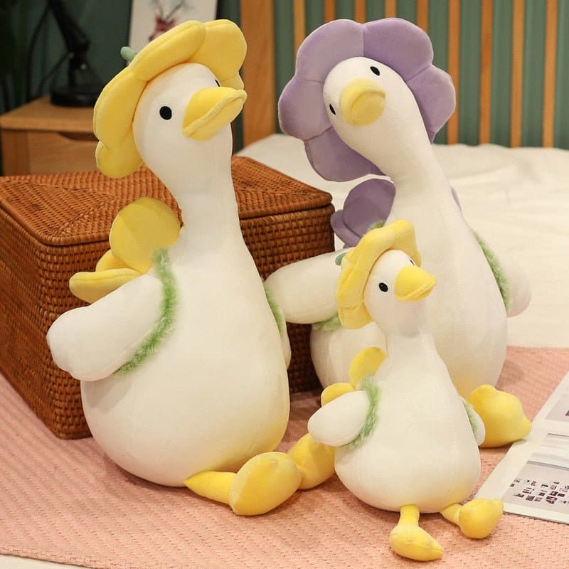 Fluffy Duck Plush Toy - The Little Big Store