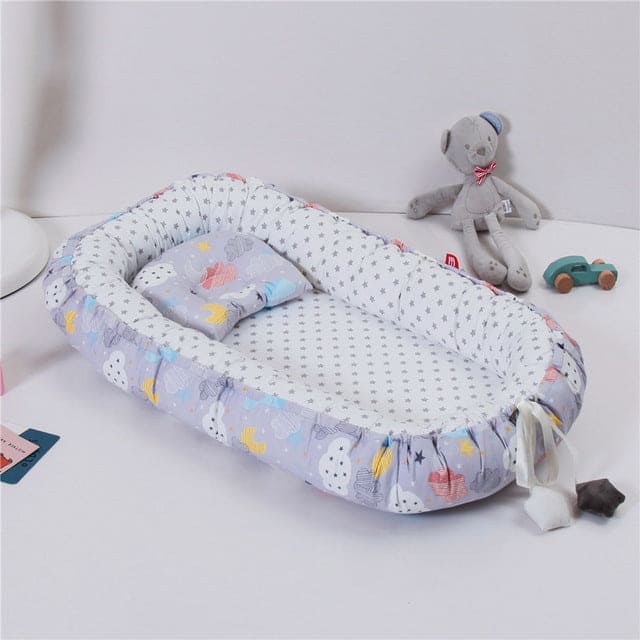 🍼 Fold 'n Go™ – Portable Baby Nest for Cozy Comfort Anywhere ✨👶