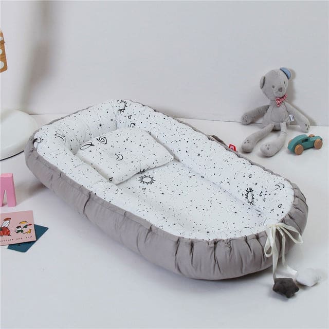 🍼 Fold 'n Go™ – Portable Baby Nest for Cozy Comfort Anywhere ✨👶