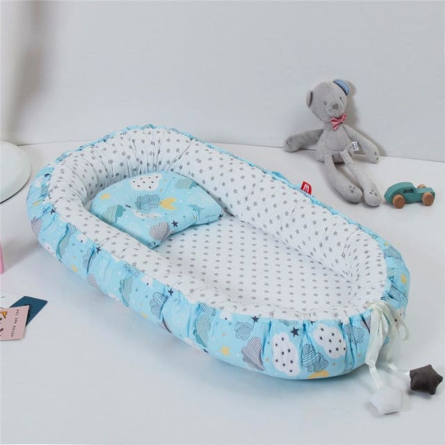 🍼 Fold 'n Go™ – Portable Baby Nest for Cozy Comfort Anywhere ✨👶