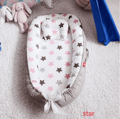 🍼 Fold 'n Go™ – Portable Baby Nest for Cozy Comfort Anywhere ✨👶
