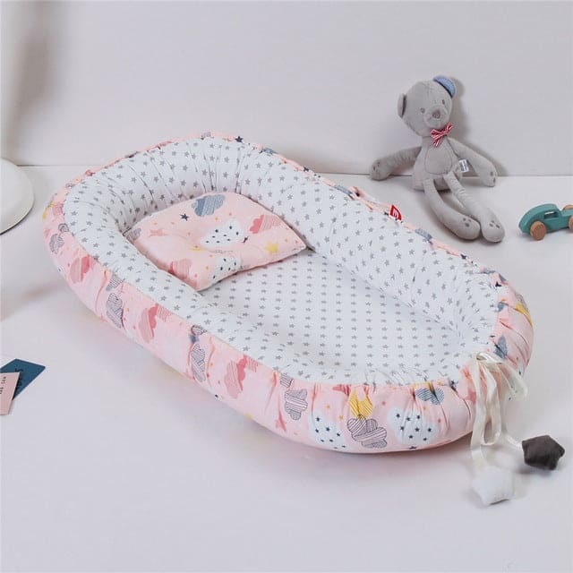 🍼 Fold 'n Go™ – Portable Baby Nest for Cozy Comfort Anywhere ✨👶