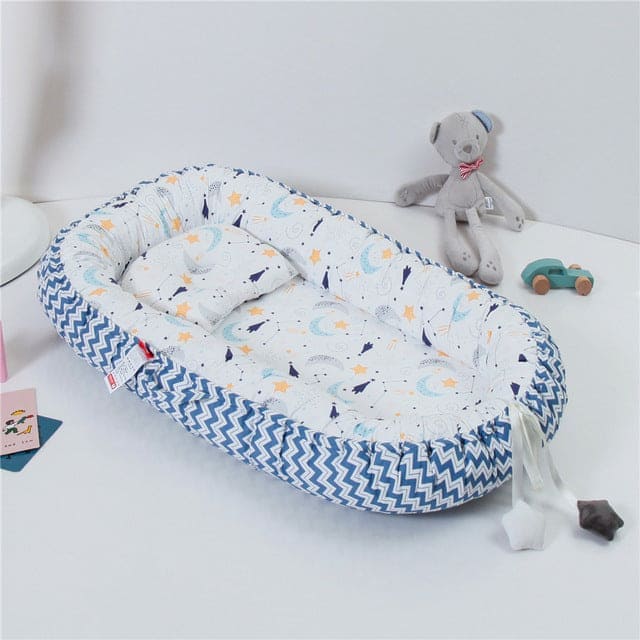 🍼 Fold 'n Go™ – Portable Baby Nest for Cozy Comfort Anywhere ✨👶