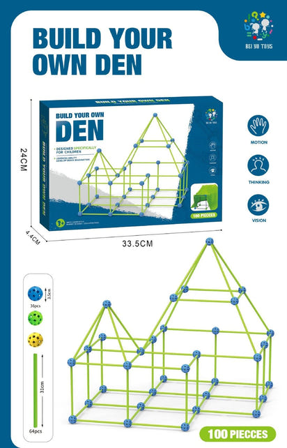 Fortress Fun: Educational Building Block Toy - The Little Big Store