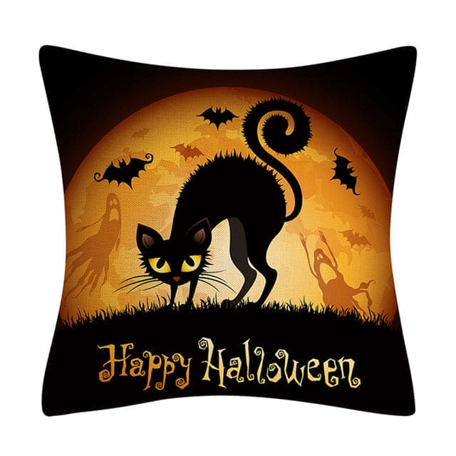 Frightfully Fun: Halloween Cushion Cover for Spooky Home Decor - The Little Big Store
