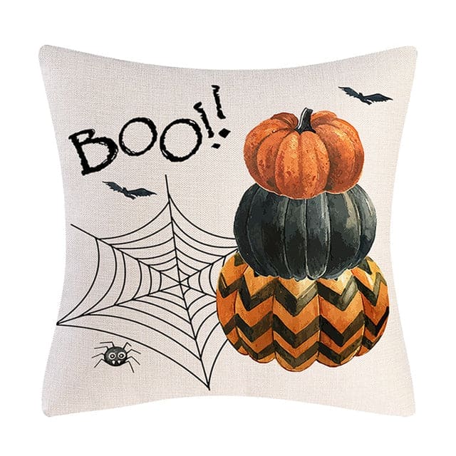 Frightfully Fun: Halloween Cushion Cover for Spooky Home Decor - The Little Big Store