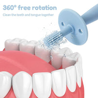 GentleGiggle: Baby's Soft Silicone Toothbrush Delight - The Little Big Store