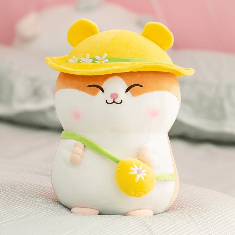 🧸💕 HamstaHug™: Giant Kawaii Hamster Plush Toy for Snuggles & Smiles! 🐹💖