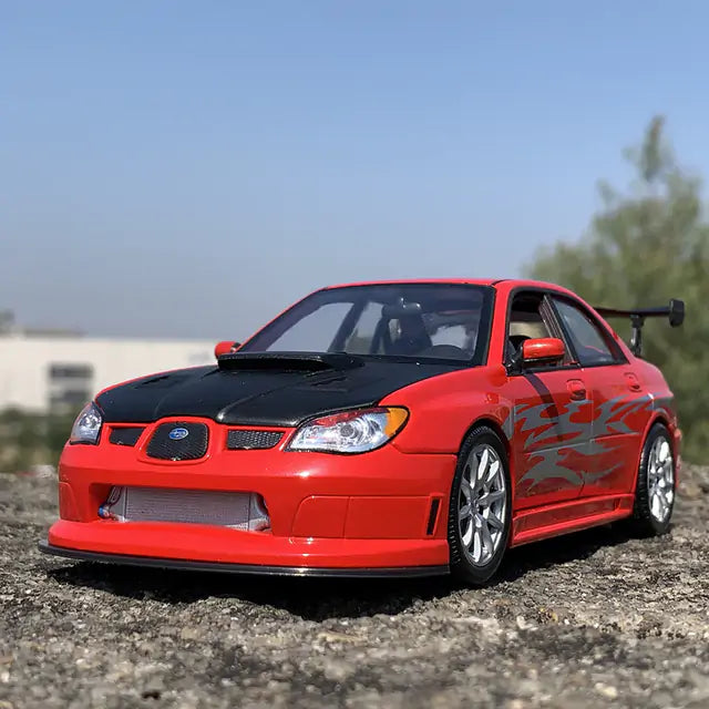 Subaru Impreza Performance Racing Car Model - The Little Big Store