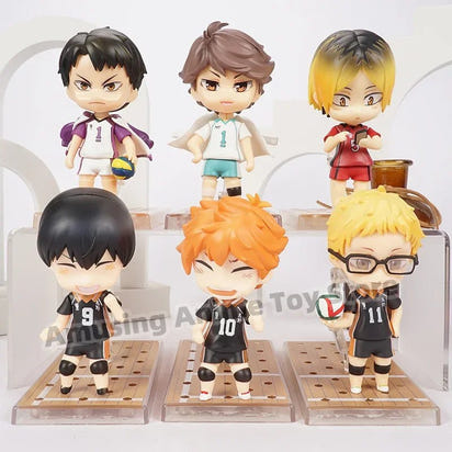 Haikyuu!! Heroes Unleashed: Collectible Figures of Kenma, Hinata, Bokuto, and Nishinoya - Your Anime Dream Team in Miniature! 🏐🌟 - The Little Big Store