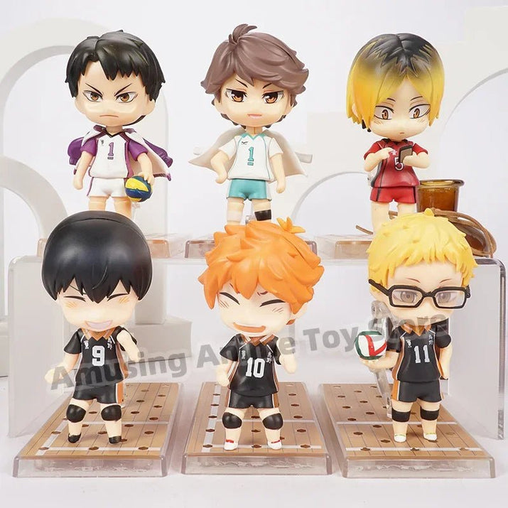 Haikyuu!! Heroes Unleashed: Collectible Figures of Kenma, Hinata, Bokuto, and Nishinoya - Your Anime Dream Team in Miniature! 🏐🌟 - The Little Big Store