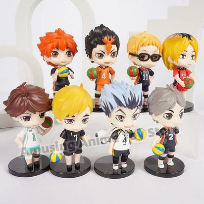 Haikyuu!! Heroes Unleashed: Collectible Figures of Kenma, Hinata, Bokuto, and Nishinoya - Your Anime Dream Team in Miniature! 🏐🌟 - The Little Big Store