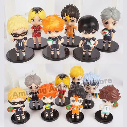 Haikyuu!! Heroes Unleashed: Collectible Figures of Kenma, Hinata, Bokuto, and Nishinoya - Your Anime Dream Team in Miniature! 🏐🌟 - The Little Big Store