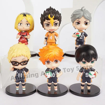 Haikyuu!! Heroes Unleashed: Collectible Figures of Kenma, Hinata, Bokuto, and Nishinoya - Your Anime Dream Team in Miniature! 🏐🌟 - The Little Big Store