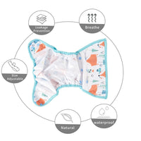 Happy Flute Color-Edged Diaper Cover: Eco-Friendly & Waterproof - The Little Big Store