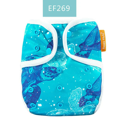 Happy Flute Color-Edged Diaper Cover: Eco-Friendly & Waterproof - The Little Big Store