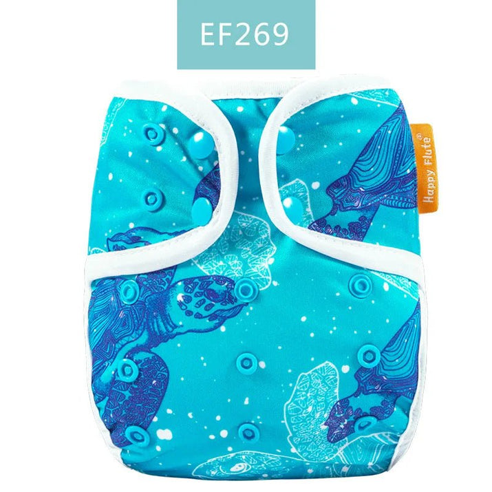 Happy Flute Color-Edged Diaper Cover: Eco-Friendly & Waterproof - The Little Big Store