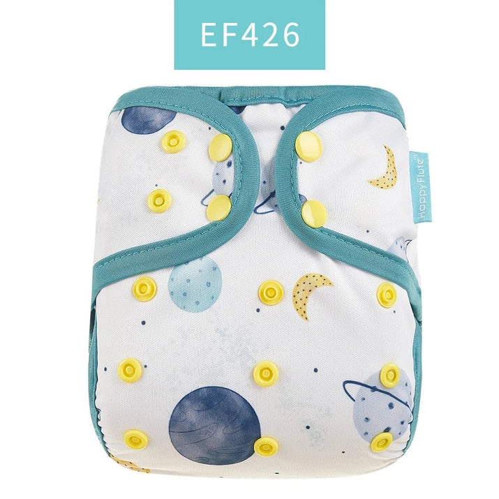 Happy Flute Color-Edged Diaper Cover: Eco-Friendly & Waterproof - The Little Big Store