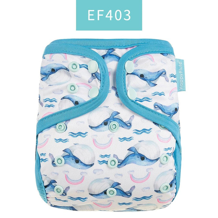 Happy Flute Color-Edged Diaper Cover: Eco-Friendly & Waterproof - The Little Big Store