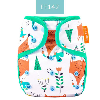 Happy Flute Color-Edged Diaper Cover: Eco-Friendly & Waterproof - The Little Big Store