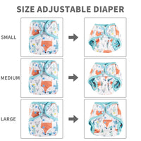 Happy Flute Color-Edged Diaper Cover: Eco-Friendly & Waterproof - The Little Big Store