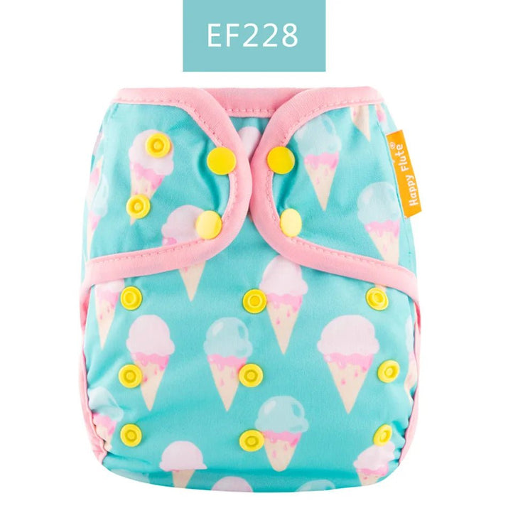Happy Flute Color-Edged Diaper Cover: Eco-Friendly & Waterproof - The Little Big Store