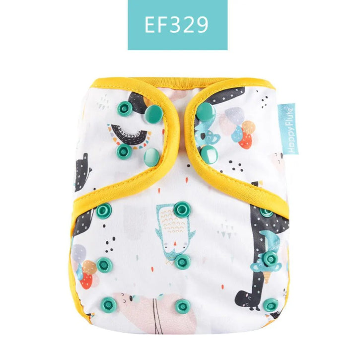 Happy Flute Color-Edged Diaper Cover: Eco-Friendly & Waterproof - The Little Big Store