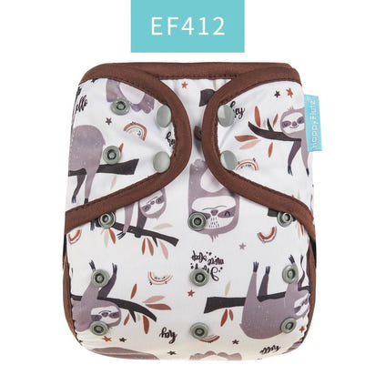 Happy Flute Color-Edged Diaper Cover: Eco-Friendly & Waterproof - The Little Big Store