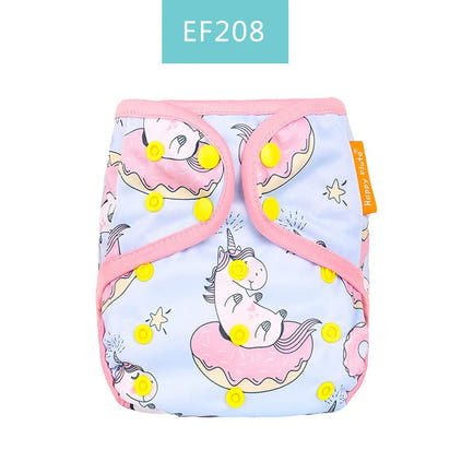 Happy Flute Color-Edged Diaper Cover: Eco-Friendly & Waterproof - The Little Big Store