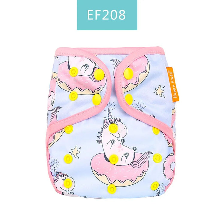 Happy Flute Color-Edged Diaper Cover: Eco-Friendly & Waterproof - The Little Big Store