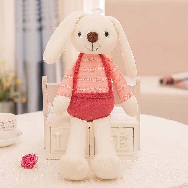 Bunny Bliss™ - 40cm Hoppy Hearts Delight Plush Rabbit - The Little Big Store