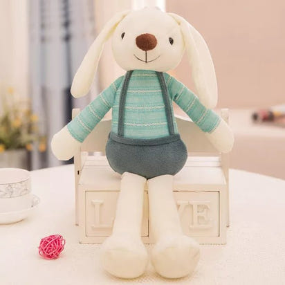 Bunny Bliss™ - 40cm Hoppy Hearts Delight Plush Rabbit - The Little Big Store