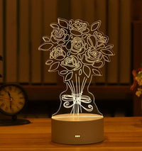 Illuminate Their Imagination with Our Kids 3D LED Creative Night Lamp! - The Little Big Store