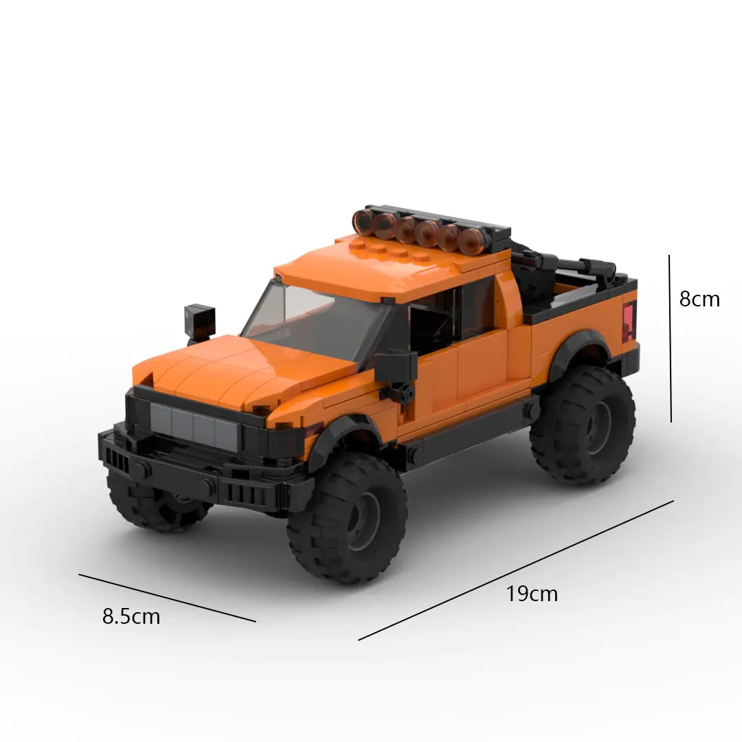 Technical Ford Raptors F-150 Pickup Truck Car Building Blocks - The Little Big Store