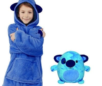 Kids Pets Blanket Hoodie Soft Plush - The Little Big Store
