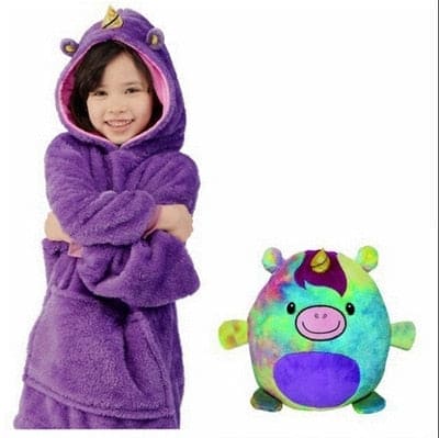 Kids Pets Blanket Hoodie Soft Plush - The Little Big Store