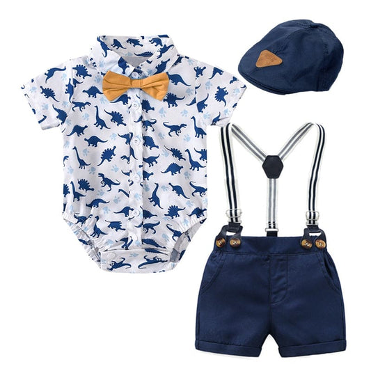 Little Gentlemen's Essentials: Baby Boy Outfit Set - The Little Big Store
